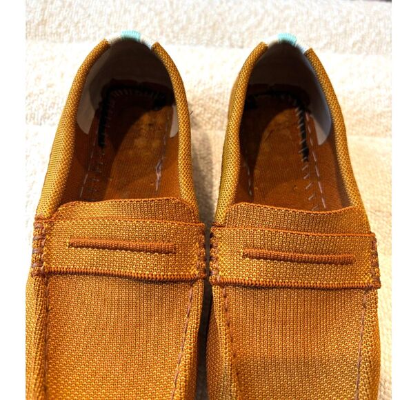 Rothy’s The Driver Loafers in Cognac | Size 5.5 | Sustainable Knit Driving Shoes - Picture 4 of 10